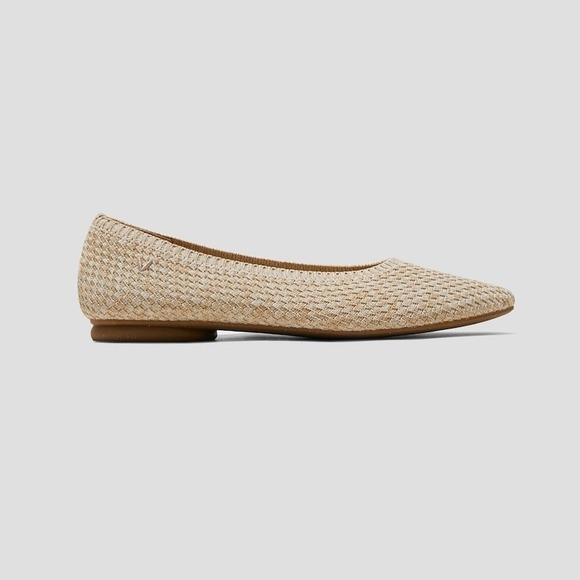 VIVAIA Pointed-Toe Flats Knit Comfortable Everyday Shoes Beige EU/38.5 US/7.5‎ - Picture 6 of 11